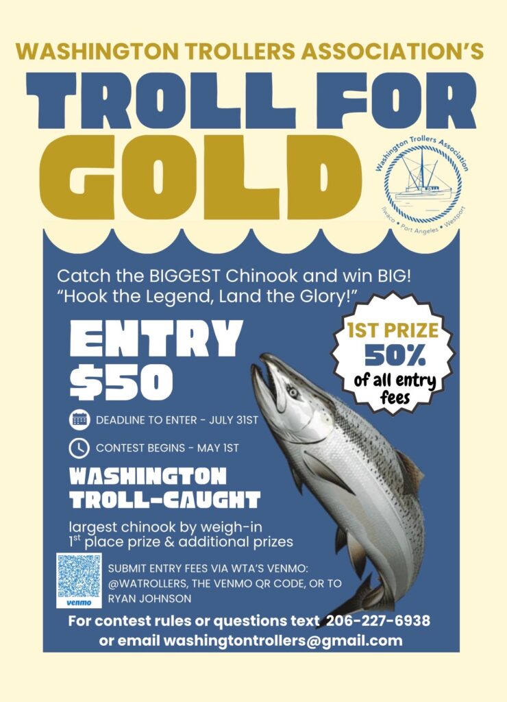 Troll For Gold Fishing Contest Flyer